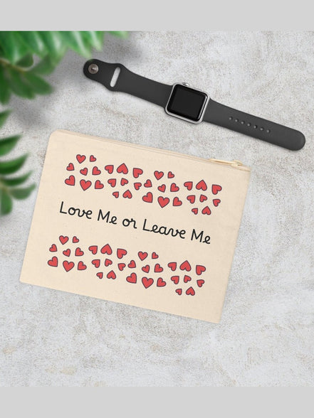 Accessory Pouch – "Love Me or Leave Me" Heart Zipper Bag Reb's Bags accessory-pouch-love-me-or-leave-me-heart-zipper-bag-7594212