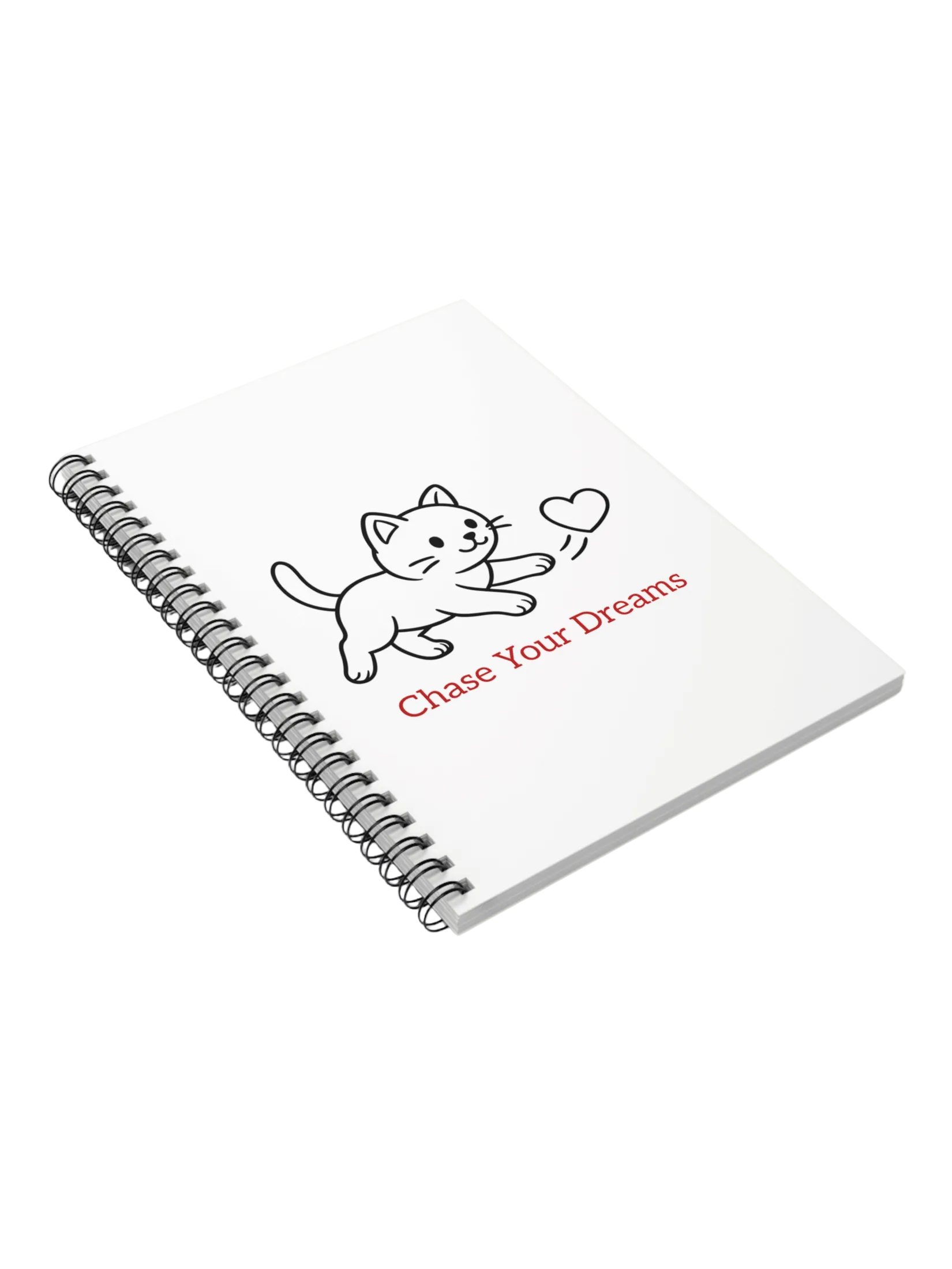 Chase Your Dreams Cat Spiral Notebook — Ruled Journal for Notes & Inspiration Reb's Bags chase-your-dreams-cat-spiral-notebook-ruled-journal-for-notes-inspiration-5720245
