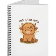 Highland Cow Spiral Notebook - Ruled Line Reb's Bags highland-cow-spiral-notebook-ruled-line-9565274