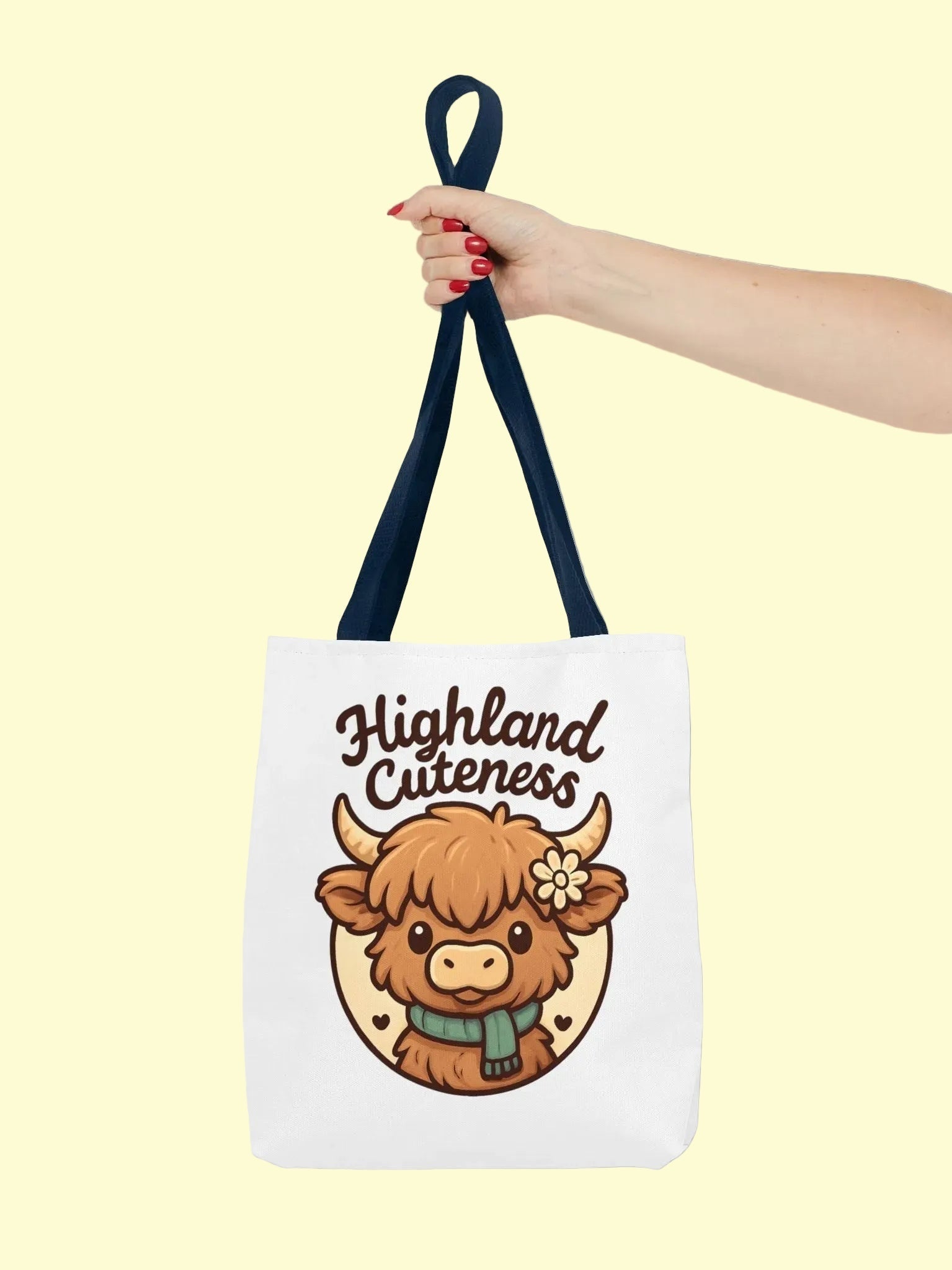 Highland Cuteness Tote Bag — Cute Highland Cow Graphic Tote Reb's Bags highland-cuteness-tote-bag-cute-highland-cow-graphic-tote-5124401