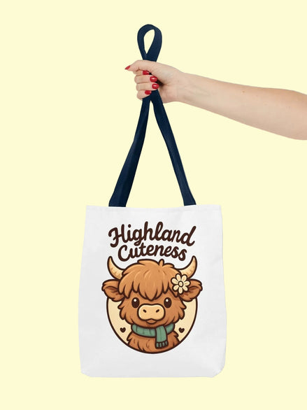 Highland Cuteness Tote Bag — Cute Highland Cow Graphic Tote Reb's Bags highland-cuteness-tote-bag-cute-highland-cow-graphic-tote-5124401
