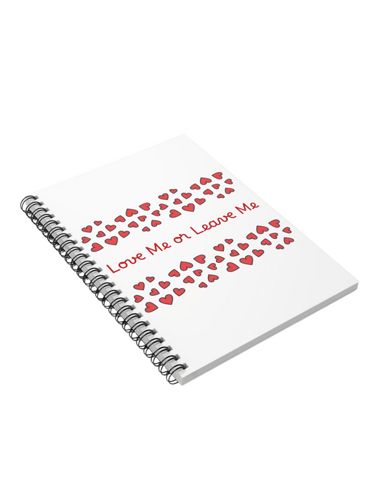 Love Me or Leave Me Spiral Notebook — Romantic Heart Pattern Ruled Journal Reb's Bags love-me-or-leave-me-spiral-notebook-romantic-heart-pattern-ruled-journal-8432635