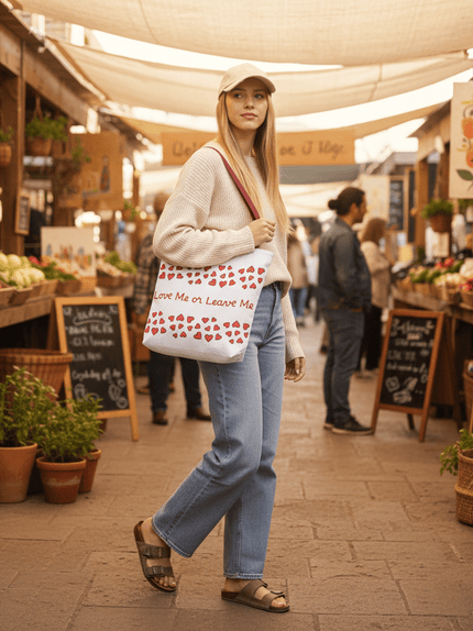 Love Me or Leave Me Tote Bag — Valentine Heart Pattern All-Over Print Reb's Bags love-me-or-leave-me-tote-bag-valentine-heart-pattern-all-over-print-1979742