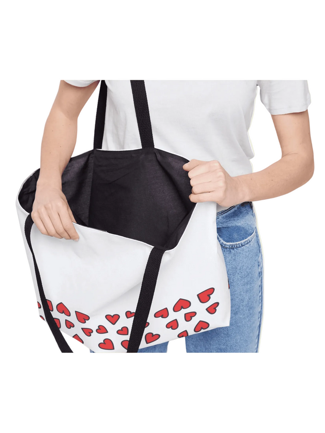 Weekender Tote Bag — Red Hearts Border Travel Beach Bag Reb's Bags weekender-tote-bag-red-hearts-border-travel-beach-bag-4577120